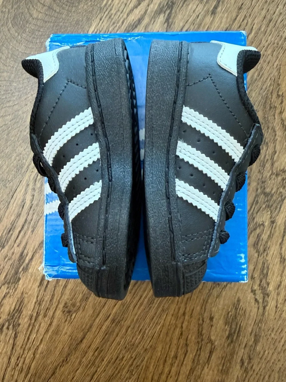 Adidas Superstar I 'Core Black-Cloud White' EF5396 Toddlers Shoes Size 4K